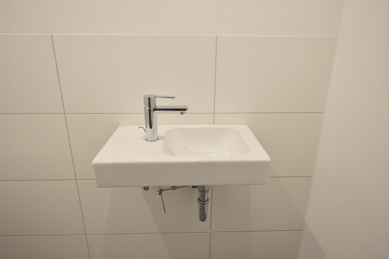 Gästebad mit Fußbodenheizung